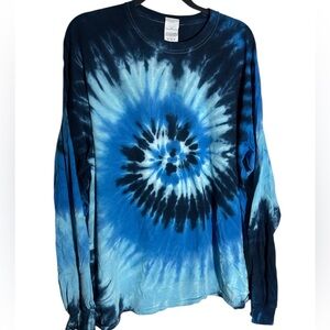 Tie-Dye ‘Save the Whales’ Long Sleeve T-Shirt San Diego size XL